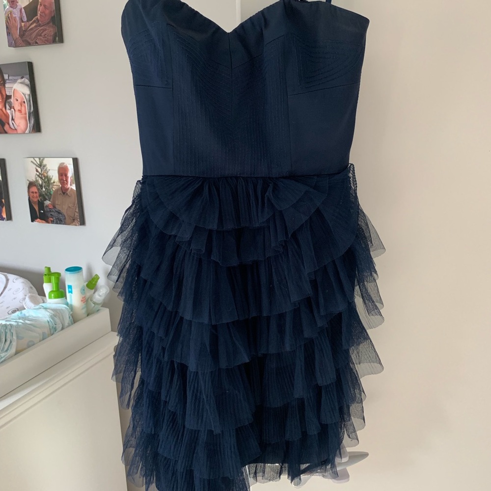 Bcbg navy mini dress